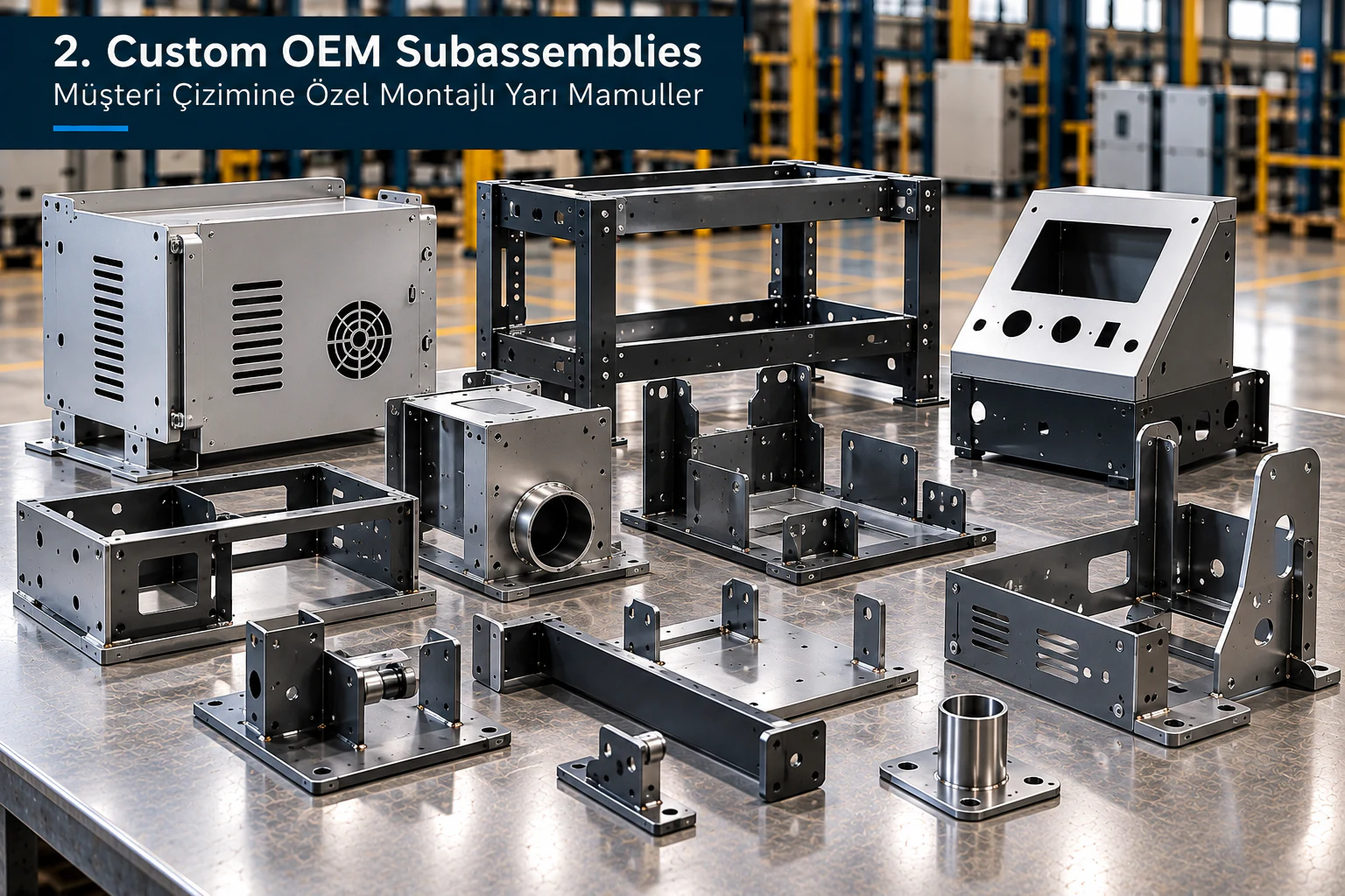 Özel OEM sac metal montajları